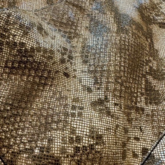 ANTONIO MELANI Large Snake Print Hobo Handbag - Picture 13 of 14